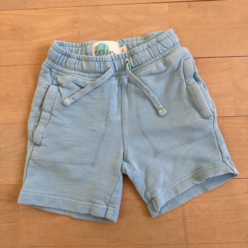 Mini Boden Boy Jersey Chino Shorts
